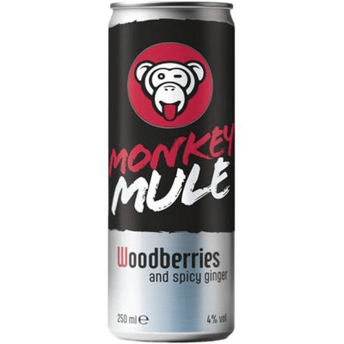 Woodberries Monkey Mule 4 percent 25cl
