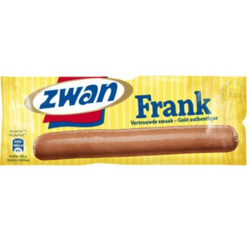 Zwan Natte Worst Mosterd 40g Flashe