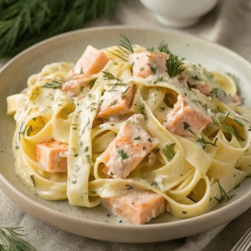 Pasta zalm
