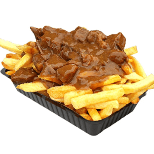 Friet Met Stoofvleessaus Huisbereid
