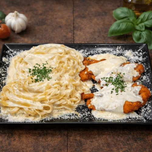 Escalope de poulet 4 fromages