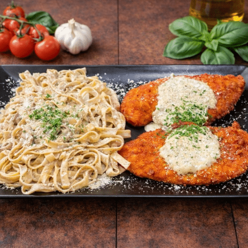 Escalope de poulet sauce poivre