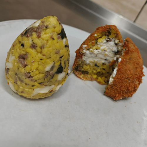 Arancini ricotta, épinard, bœuf haché [1 pièce]