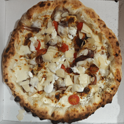 Pizza ripieno al forno