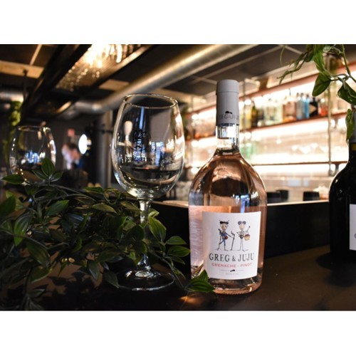 Fles wijn Greg & Juju rosé