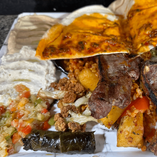 Assiette côtelettes