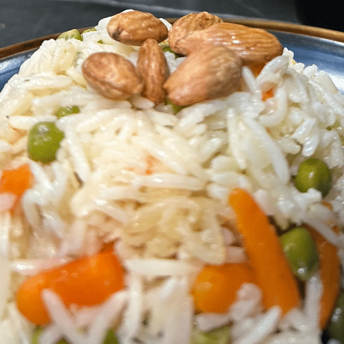 Riz aux petit pois