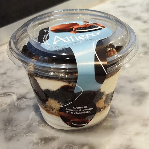 Tiramisu Cookies&Cream with chokolade