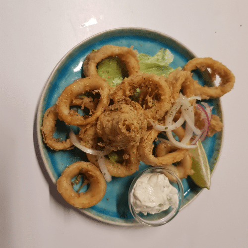 Menu 18 - Kalamaria (hoofdgerecht)