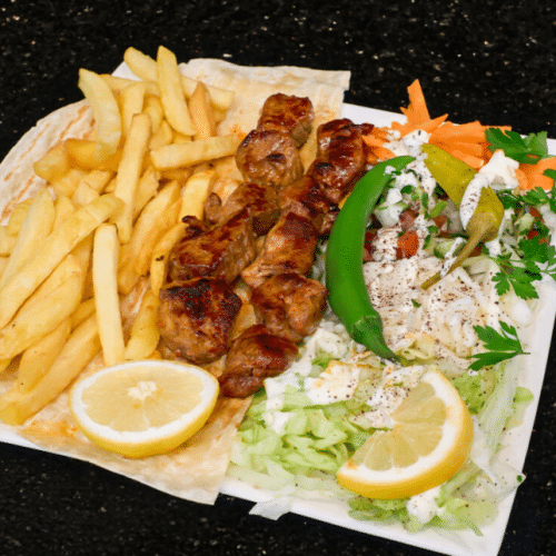 Schotel vleesbrochette