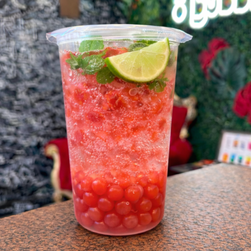 Mojito fraise (sans alcool)