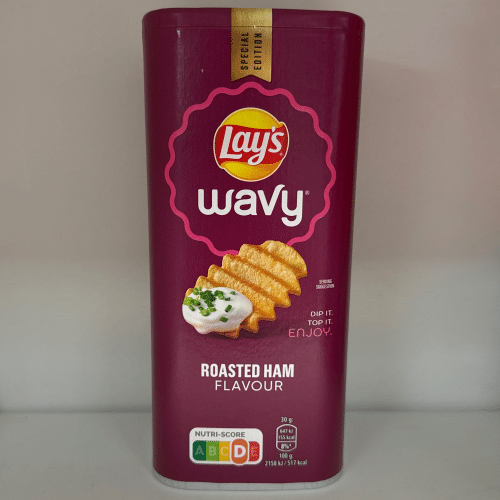 Lays Wavy Roasted Ham Flavour