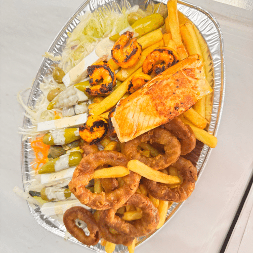 Assiette poisson mixte