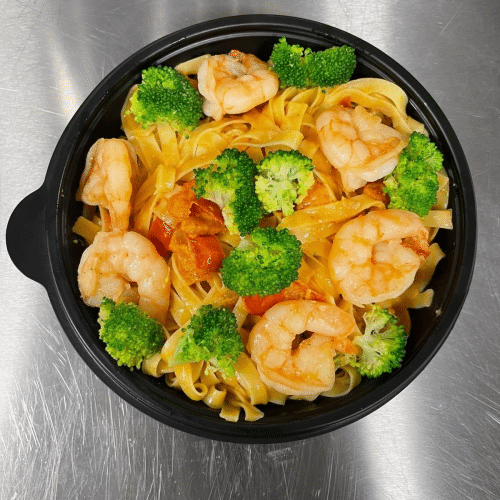 Tagliatelles aux scampis