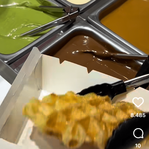 Wafel croissant speculoos