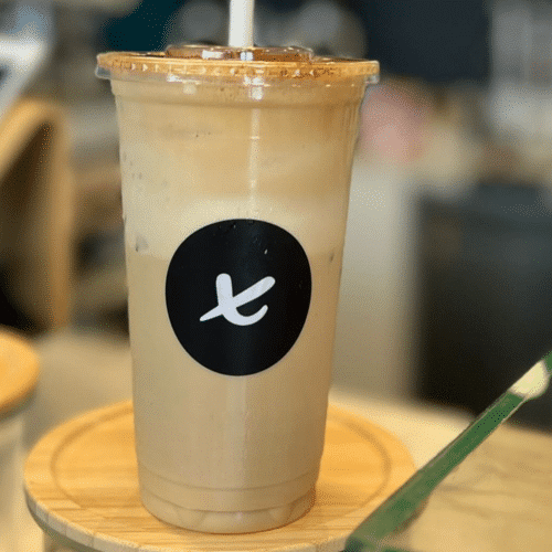 Ice hazelnut macchiato Large