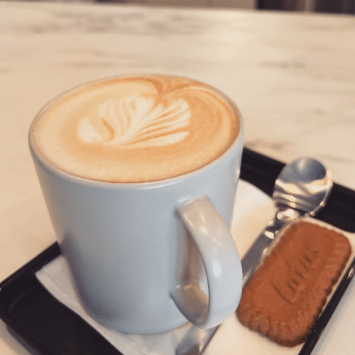 Latte toffee macchiato