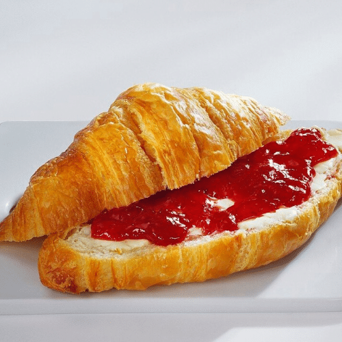 Croissant confituur