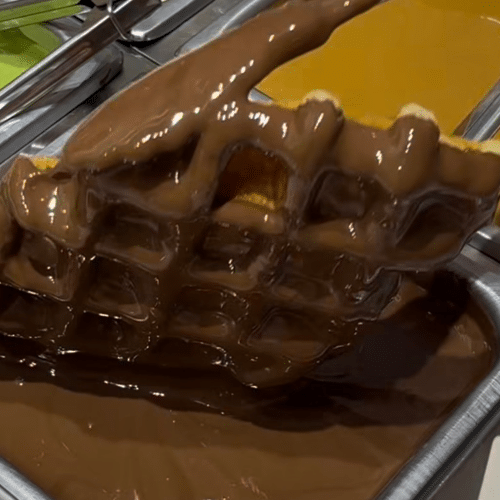 Wafel croissant nutella