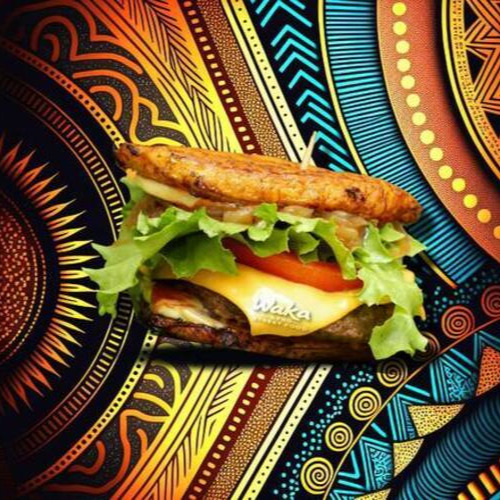 Burger boeuf banane plantain