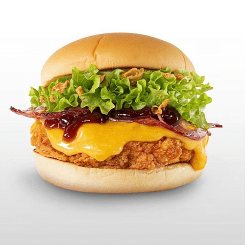 Smokey chicken burger