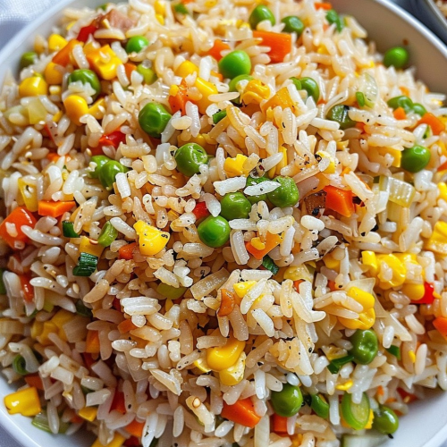 Riz sauté aux légumes