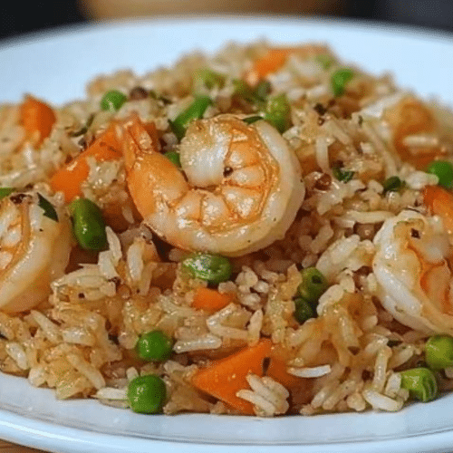 Riz sauté aux scampis