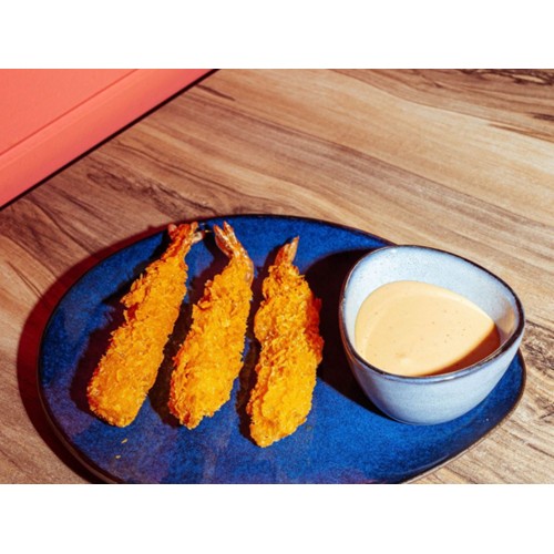 Crevettes tempura