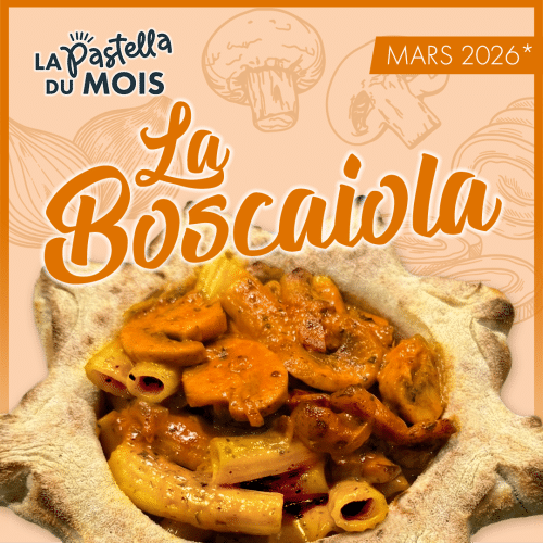 Nouvelle pastella du mois : La Boscaiola