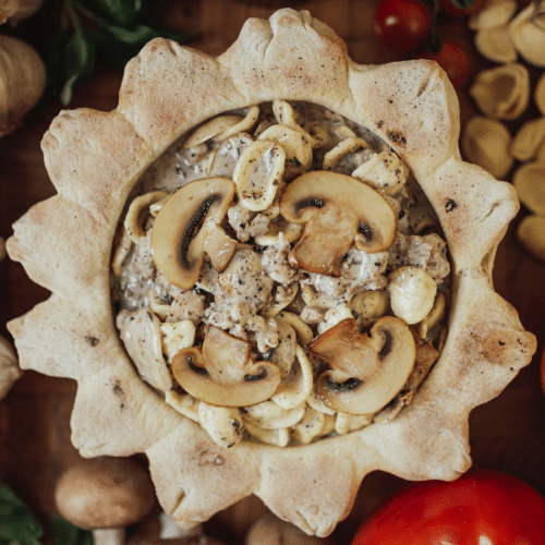 Pastella champignons crème