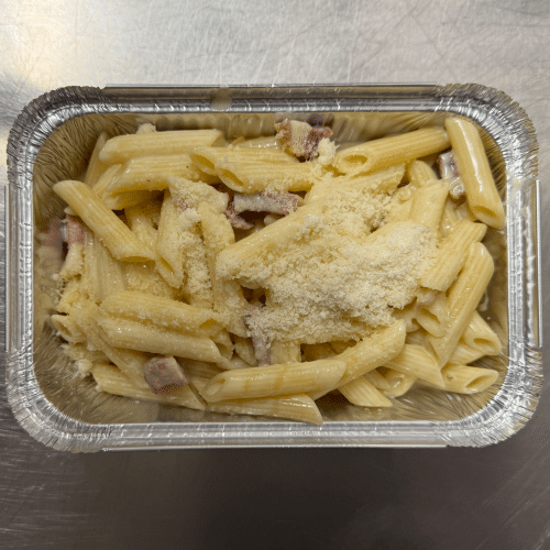 Pâtes carbonara (ravier)