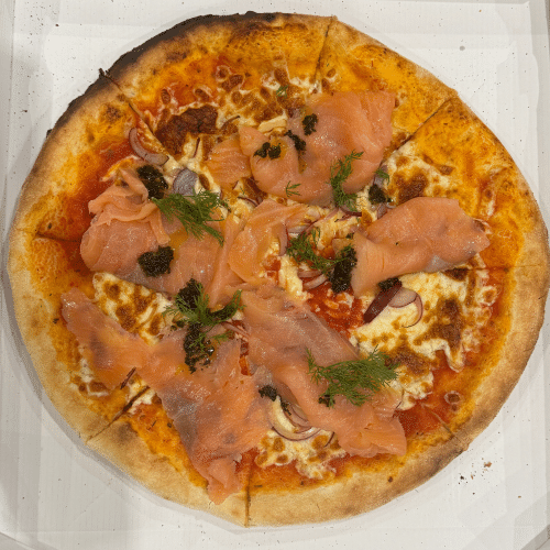 Pizza saumon