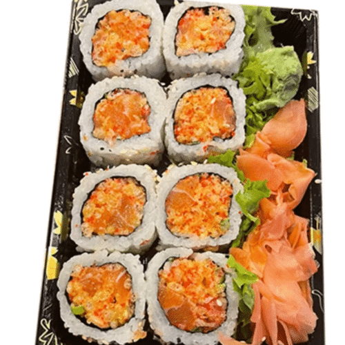 Pikante zalm roll