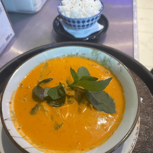 Red curry met veggie