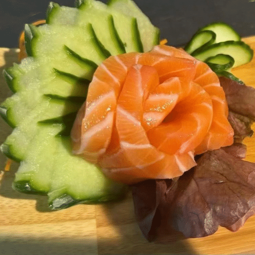 Sashimi zalm (4 stuks)