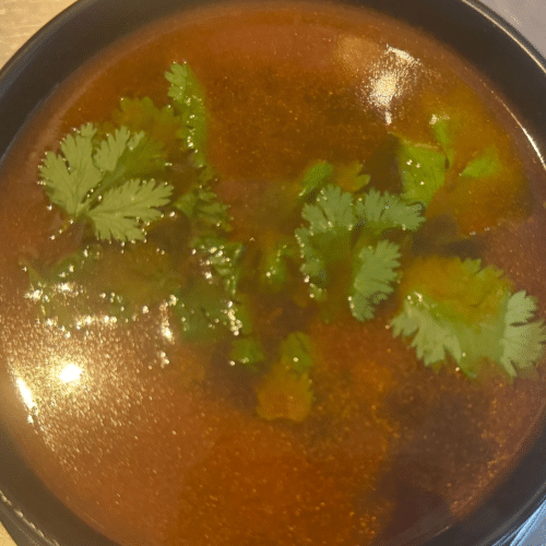 Tom yam kung (scampi)