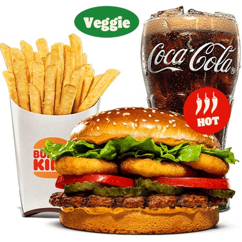Angry Whopper Hot Veggie Menu