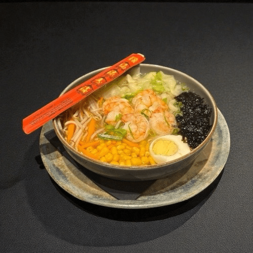 18. noedelsoep met chinese garnalen