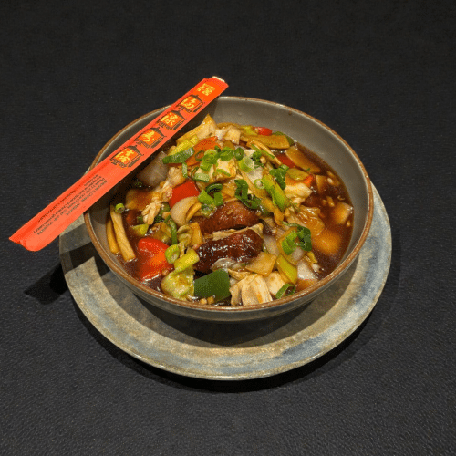 49. eend met diverse groenten