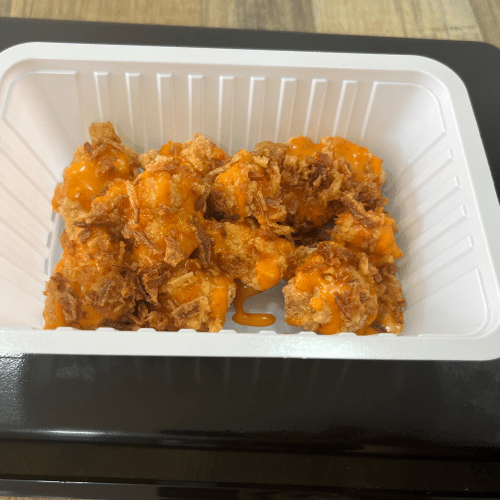 Spicy chicken pops