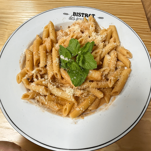 Pâtes tomates & crème