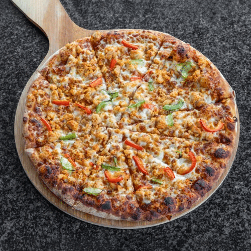 Pizza party - chicken barbeque
