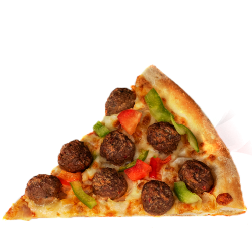 Pizza small - bbq meatballs
