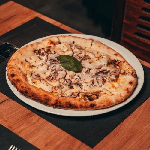 Pizza blanche al pollo