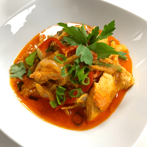 Rode curry Ananas - Kip