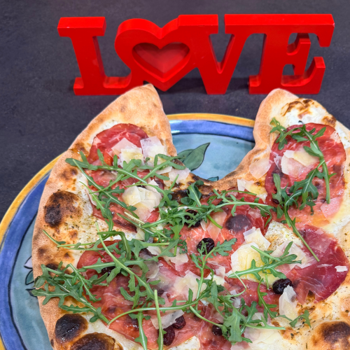 Pizza de saint Valentin