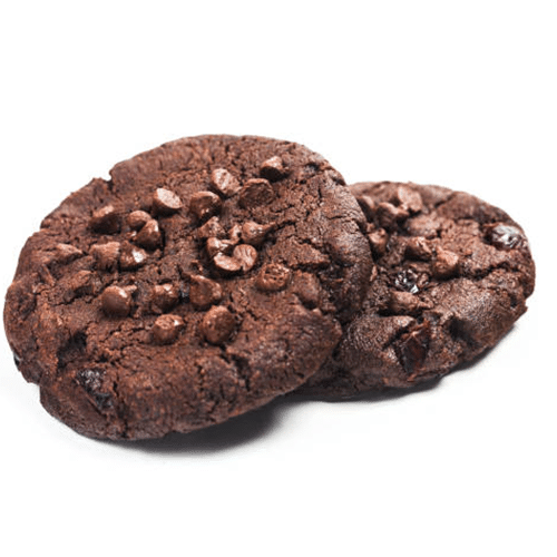 Large double chocolate cookie