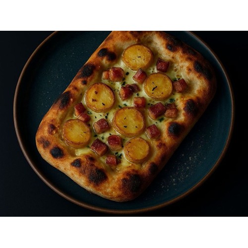 Focaccia Patate e Ganciale