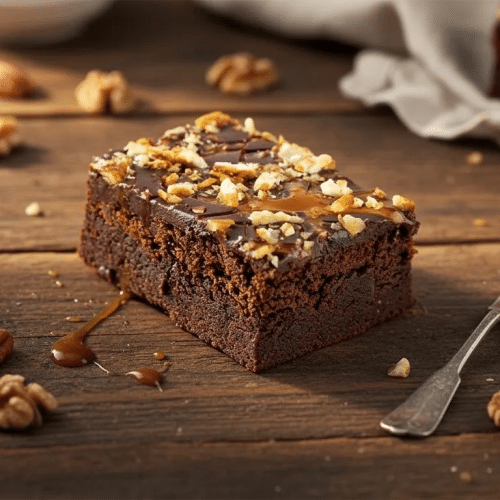 Caramel Pecan Brownie