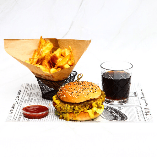 Crunchy Pickle Burger Menu